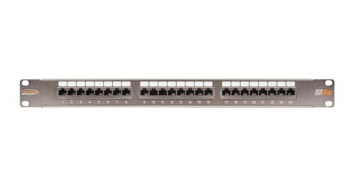 NIKOMAX 24-port Patch Panel 1U Grey