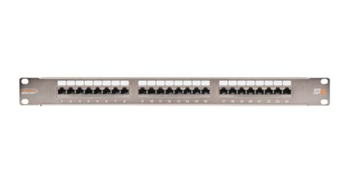 NIKOMAX 24-port Patch Panel 1U Grey