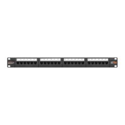 NIKOMAX 24-port Patch Panel 1U Black