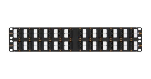 NIKOMAX 48-port Patch Panel 2U Black