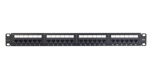 NIKOMAX 24-port Patch Panel 1U Black