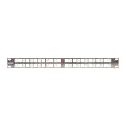 NIKOMAX 24-port Patch Panel 1U Grey