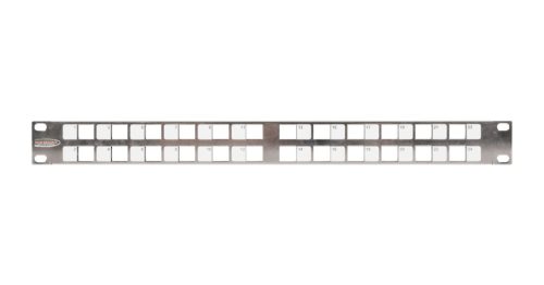 NIKOMAX 24-port Patch Panel 1U Grey