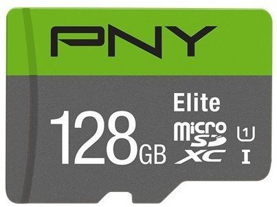 PNY 128GB microSDXC Elite Class 10 UHS-I V10 A1 + adapterrel