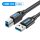 Vention USB 3.0 2.0 Type A Male to B Male printer cable 2m Black