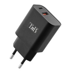 TnB 30W Wall Charger PD+QC Black