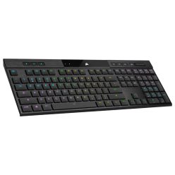   Corsair K100 Air Wireless RGB Ultra-Thin Mechanical Gaming Keyboard Cherry MX Ultra Low Profile Tactile Black US