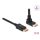 DeLock DisplayPort cable male straight to male 90° upwards angled 8K 60 Hz 3m Black