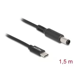   DeLock Laptop Charging Cable USB Type-C male to Dell 7,4x5,0mm male Black