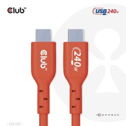 Club3D USB2 Type-C cable 1m Red