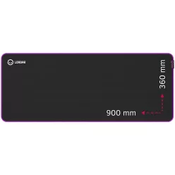 LORGAR Main 319 Egérpad Black/Purple