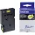 Brother TC-601 laminált P-touch szalag (12mm) Black on Yellow-7,7m