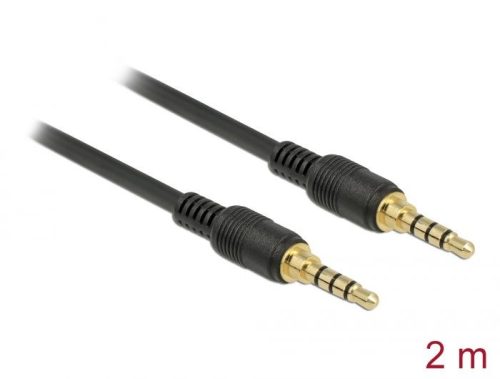 DeLock 3,5mm Jack cable 2m Black