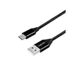 Logilink USB 2.0 Type-C male/male cable 1m Black