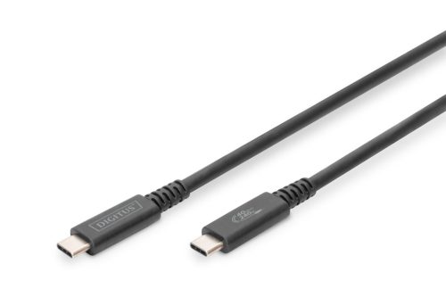 Digitus USB 4.0 Type-C connection cable 1m Black