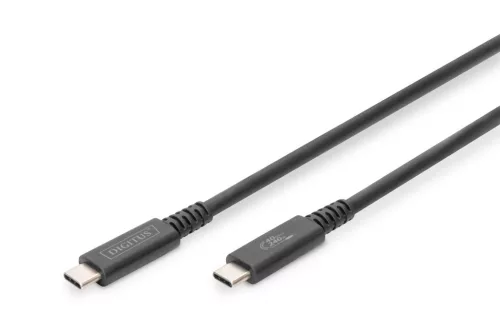 Digitus USB 4.0 Type-C connection cable 1m Black