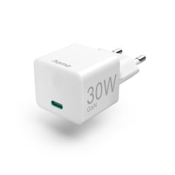 Hama Hálózati töltő USB Type-C Gan PD 30W White