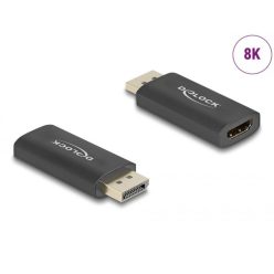   DeLock Delock Aktív DisplayPort 1.4 - HDMI adapter 8K HDR funkcióval