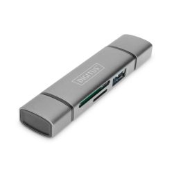 Digitus Combo Card Reader Hub Grey