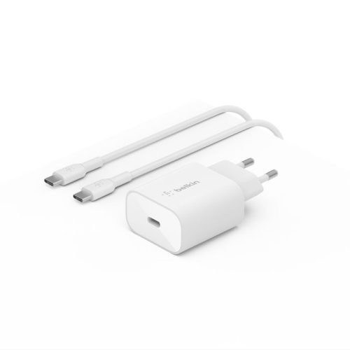 Belkin BoostCharge PD 25W PPS USB-C wall charger 1m  White