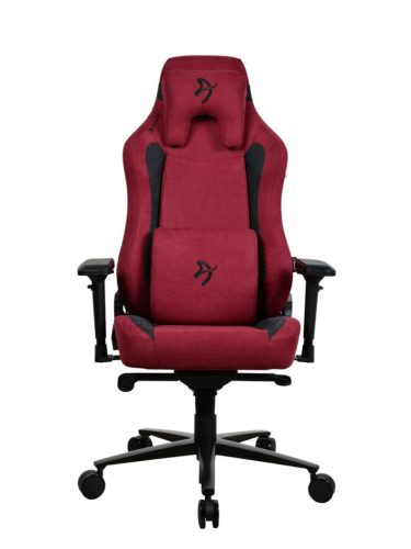 Arozzi Vernazza Supersoft Fabric Gaming Chair Bordeaux