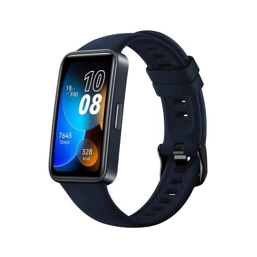 FIXED szilikon szíj Huawei Band 8 okosórához, kék