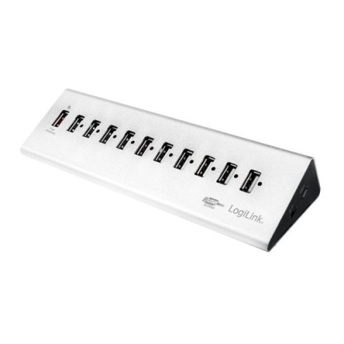 Logilink USB 2.0 High Speed hub 10-port + 1x Fast Charging port