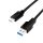 Logilink USB 3.2 Gen1 Type-C cable C/M to USB-A/M 0,5m Black