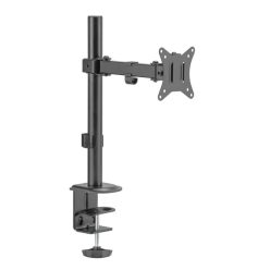   Gembird MA-D1-03 Desk mounted single monitor arm 17”-32” Black