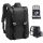 K&F Concept Multifunctional Camera Backpack 20L 15,6" Waterproof with Tripod Straps Black