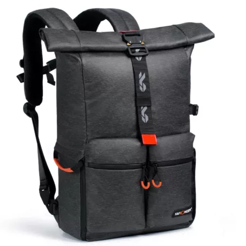 K&F Concept 2-in-1 Camera Backpack Travel 15,6" 20L Waterproof Black