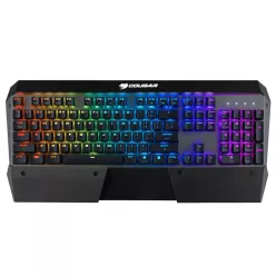   Cougar Attack X3 RGB Speedy Cherry MX Silver Mechanical Gaming Keyboard Black HU