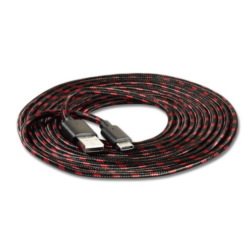 snakebyte USB Charge Cable for Nintendo Black/Red