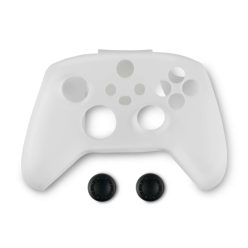   Spartan Gear Controller Silicon Skin Cover and Thumb Grips White (XBX)