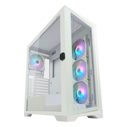 LC Power 806W Crosswind X Gaming Case ARGB Tempered Glass White