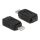 DeLock USB-A to USB-A male/male adapter Black