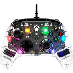 HP HyperX Clutch Wired Gaming RGB Xbox Gamepad Clear