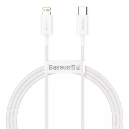 Baseus USB-C to Lightning Cable 1m White