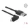 DeLock USB-A to microUSB male/male cable 1m Black