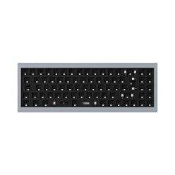   Keychron Q7 Swappable RGB Backlight Knob ISO Keyboard Barebone Silver Grey