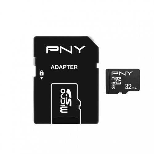 PNY 32GB microSDHC Performance Plus Class 10 + adapterrel