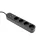 Gembird Smart power strip with USB charger 4 sockets Black