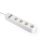 Gembird Smart power strip with USB charger 4 sockets White