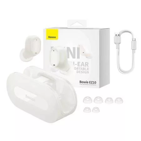 Baseus Bowie EZ10 Bluetooth Headset White