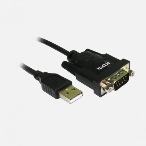 Approx APPC27 USB to serial adapter 0,75m Black