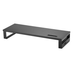 EQuip Desktop Monitor Stand with USB Black