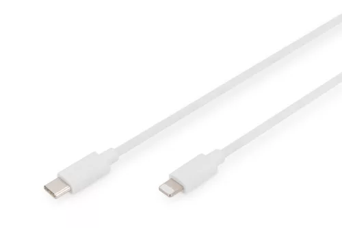 Digitus Data / Charger Cable USB-C - Lightning MFI 2m White