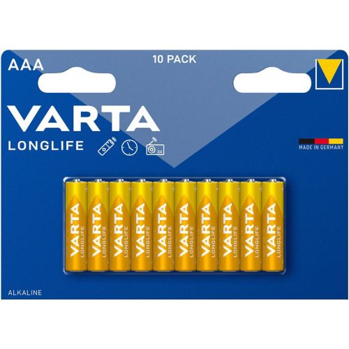 Varta AAA Alkáli Elem 10db/csomag