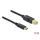 DeLock USB 2.0 cable Type-C to Type-B 3m Black