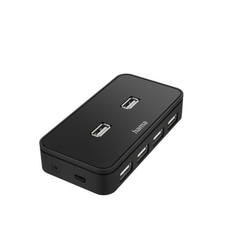 Hama 7-portos USB2.0 HUB Black